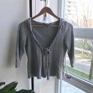 Knitted & Knotted crop cardigan